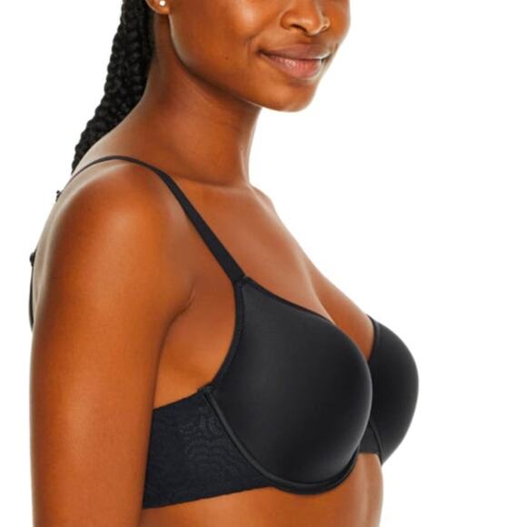 ^NWOT Chantelle C401474 C Jolie Custom Coverage Tshirt Black Bra – Sz 38DDD - Picture 4 of 12